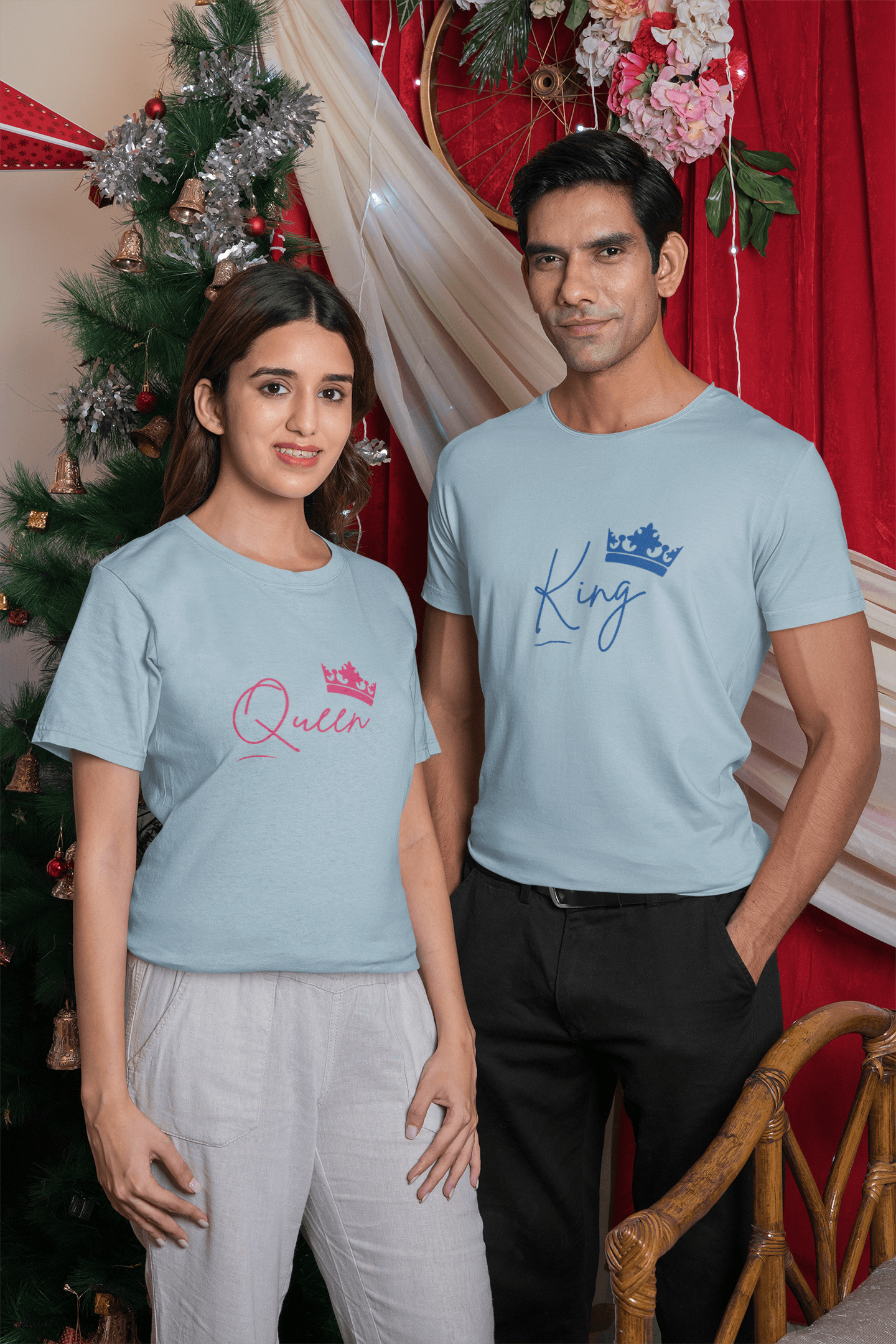 King & Queen Couple Tees