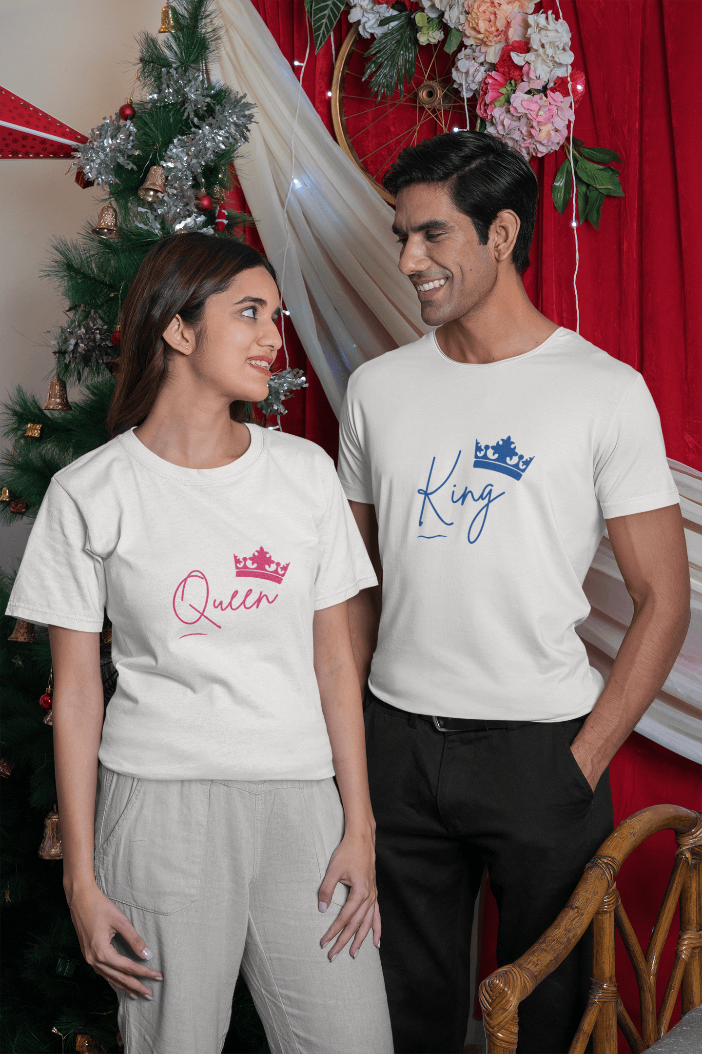 King & Queen Couple Tees