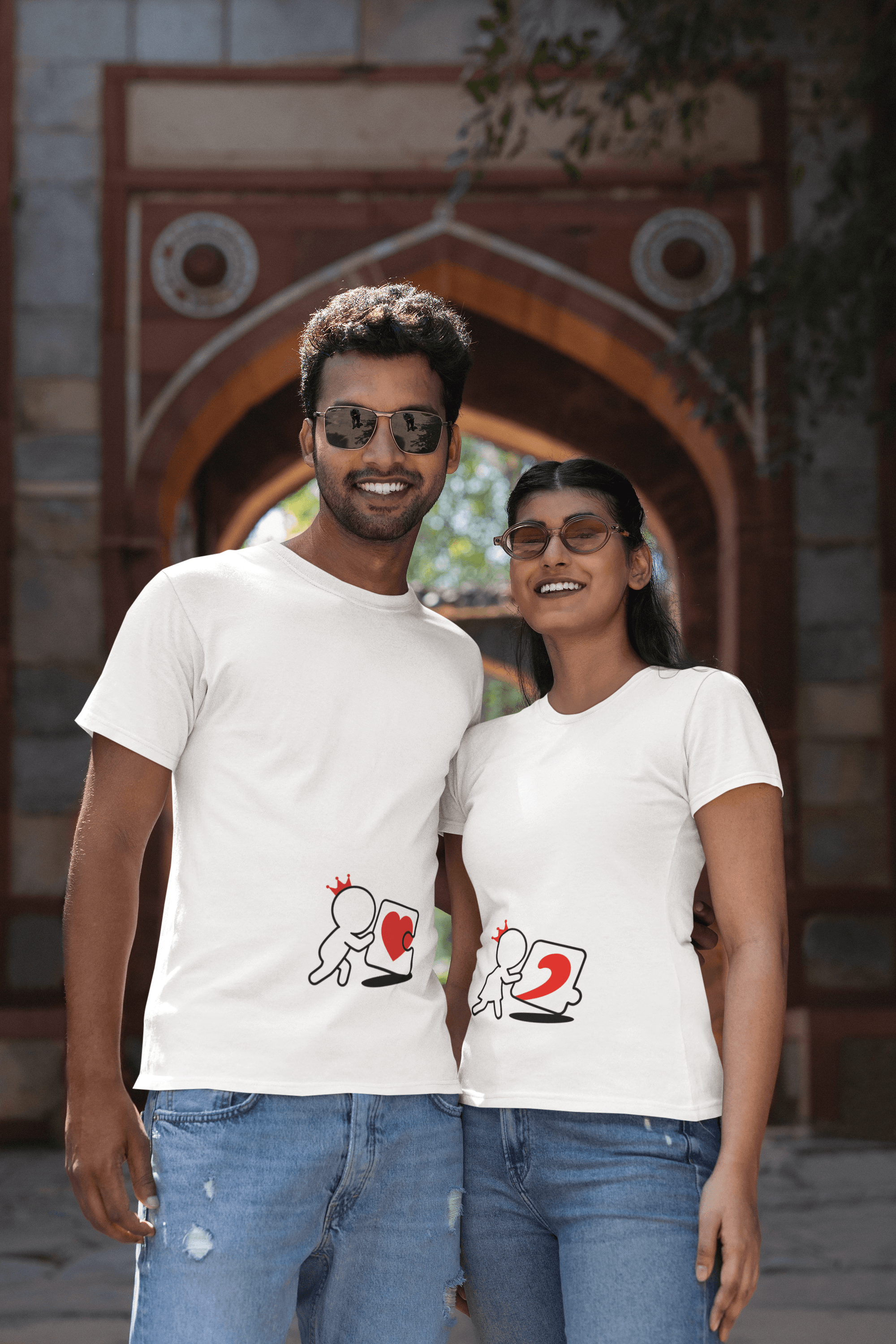 Heart Holder & Completer Couple Tees