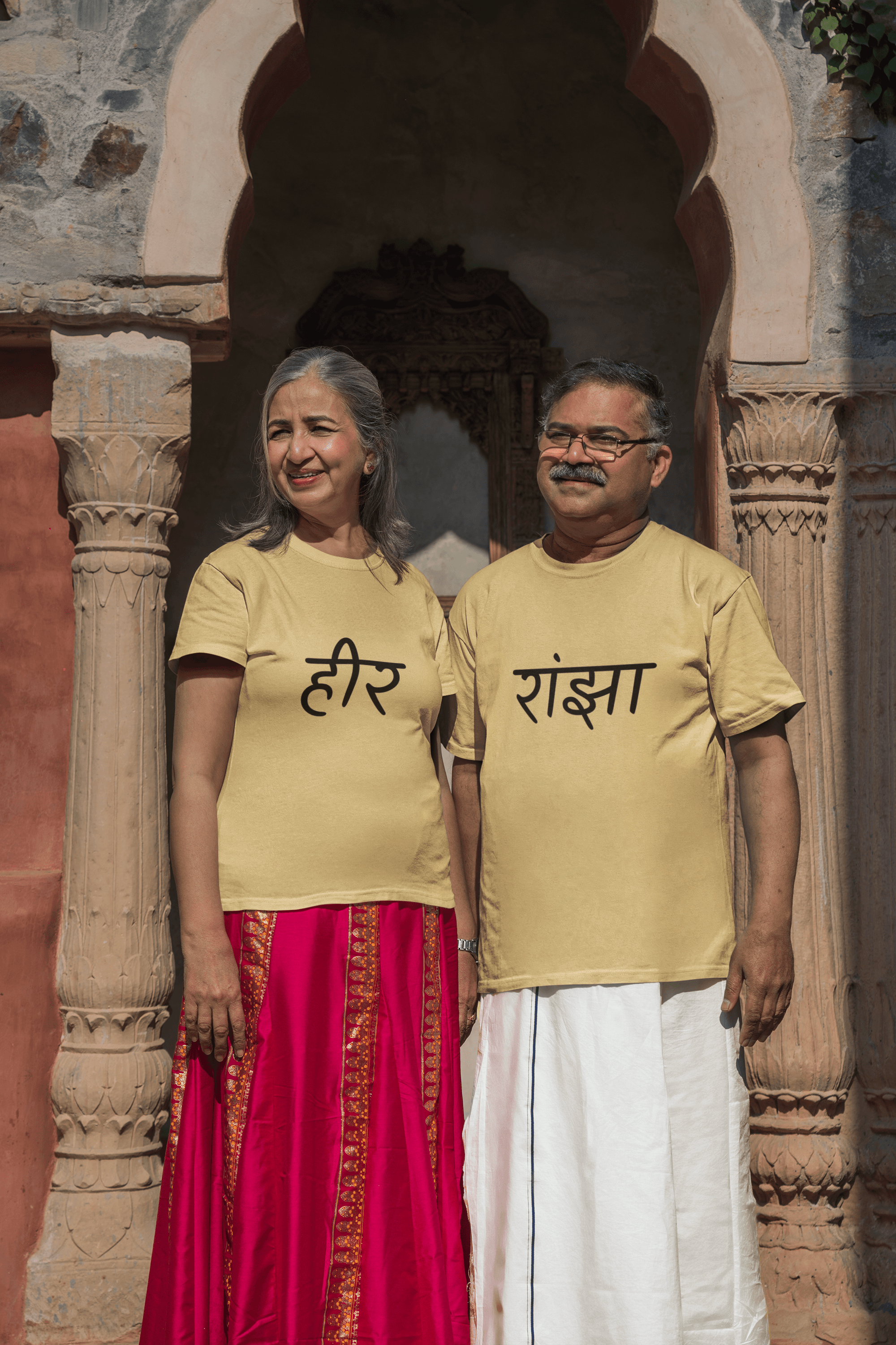 Heer & Ranjha Couple Tees