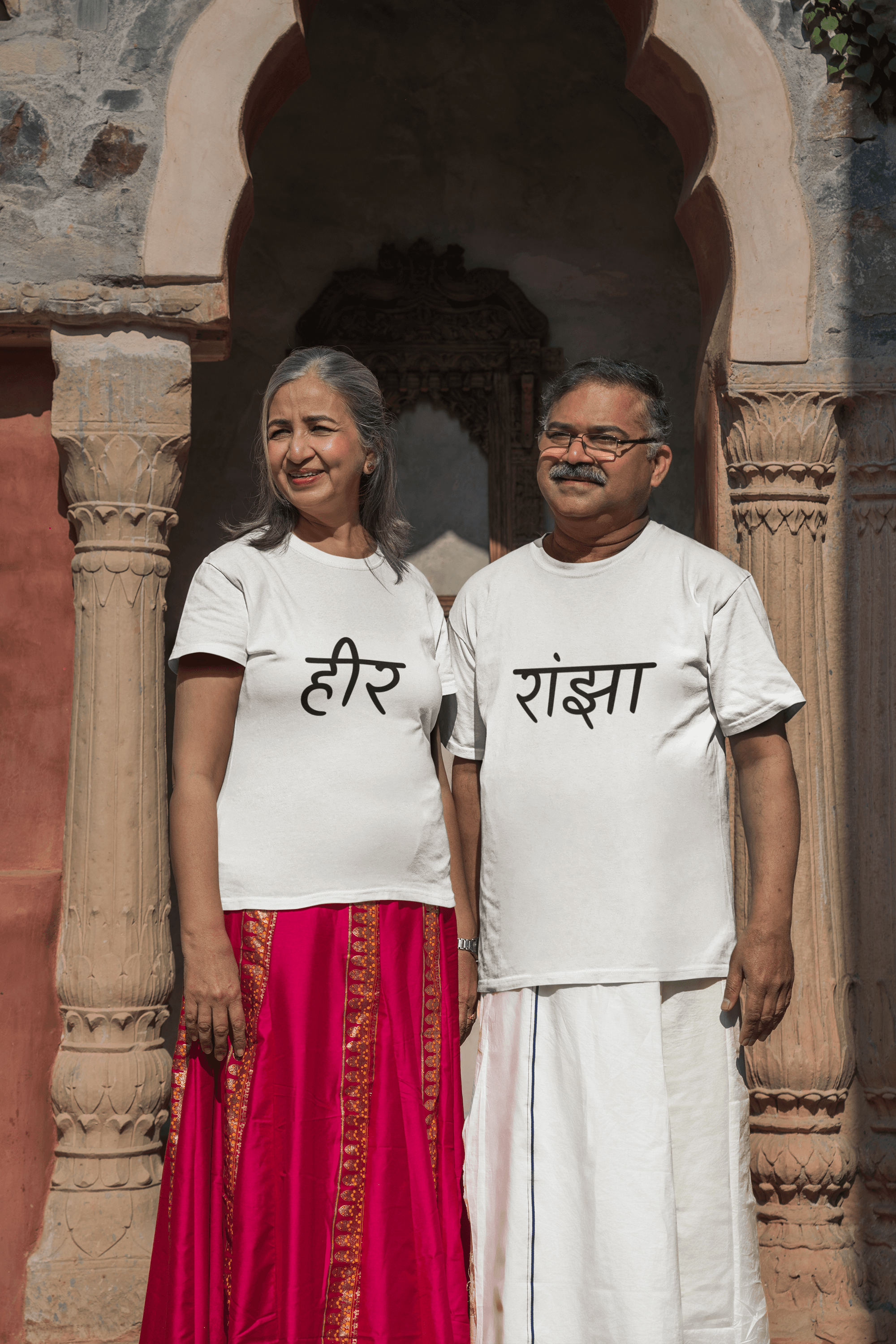 Heer & Ranjha Couple Tees