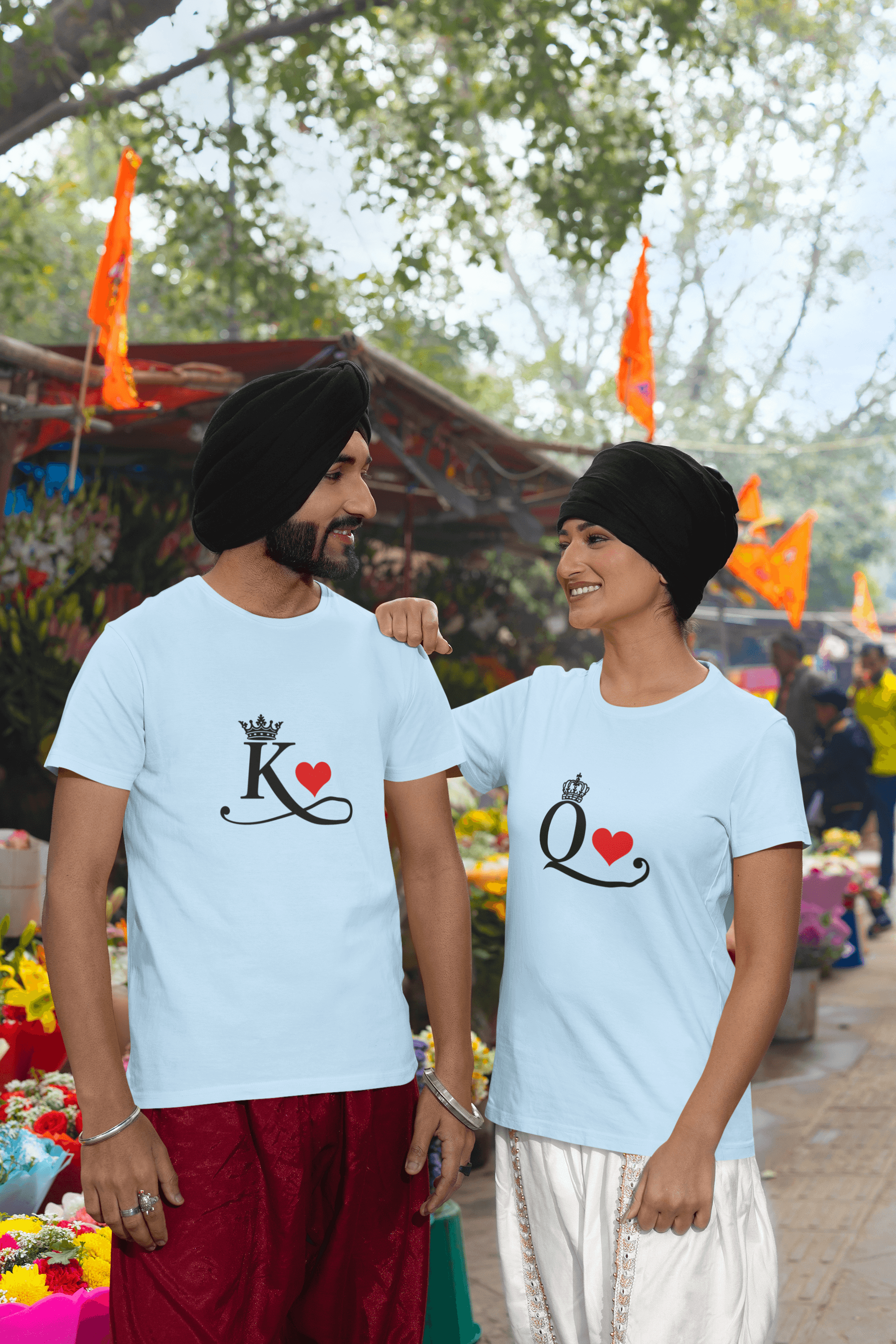  King & Queen Grace Couple Tees