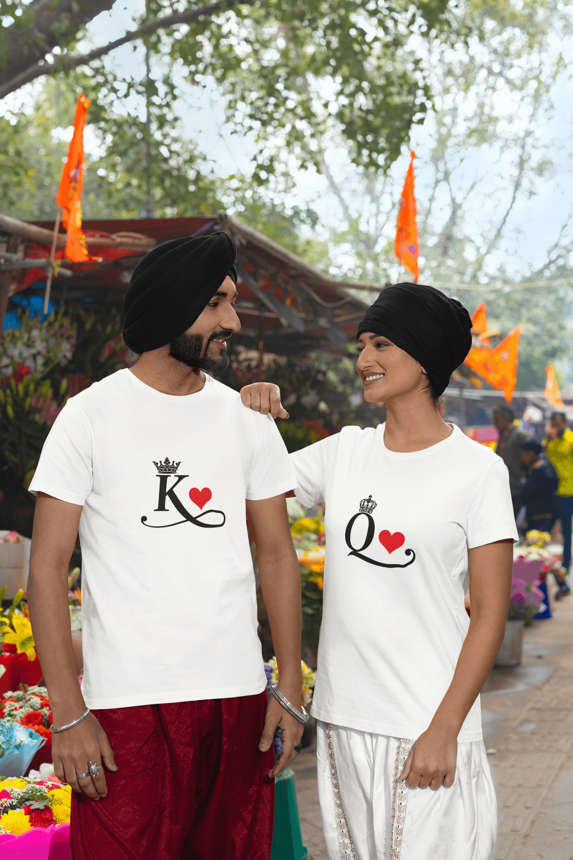  King & Queen Grace Couple Tees