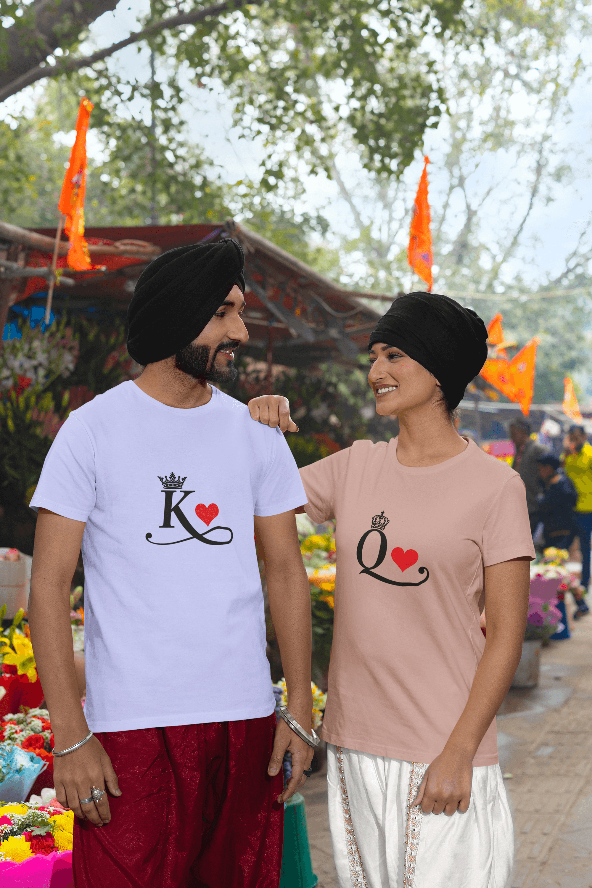  King & Queen Grace Couple Tees