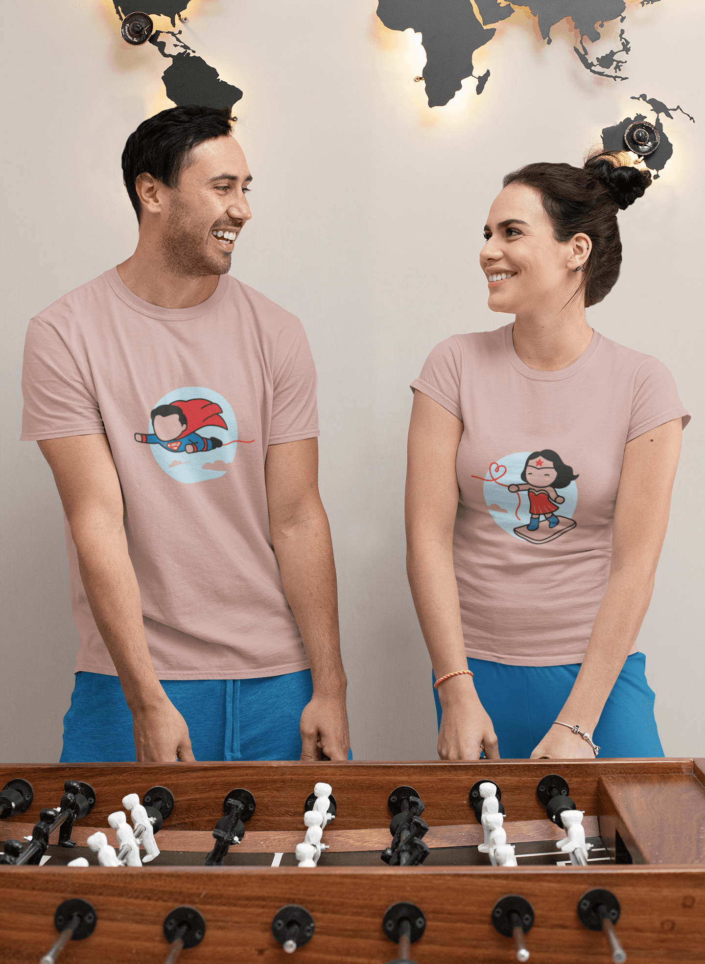 Super Men & Women Couple Tees