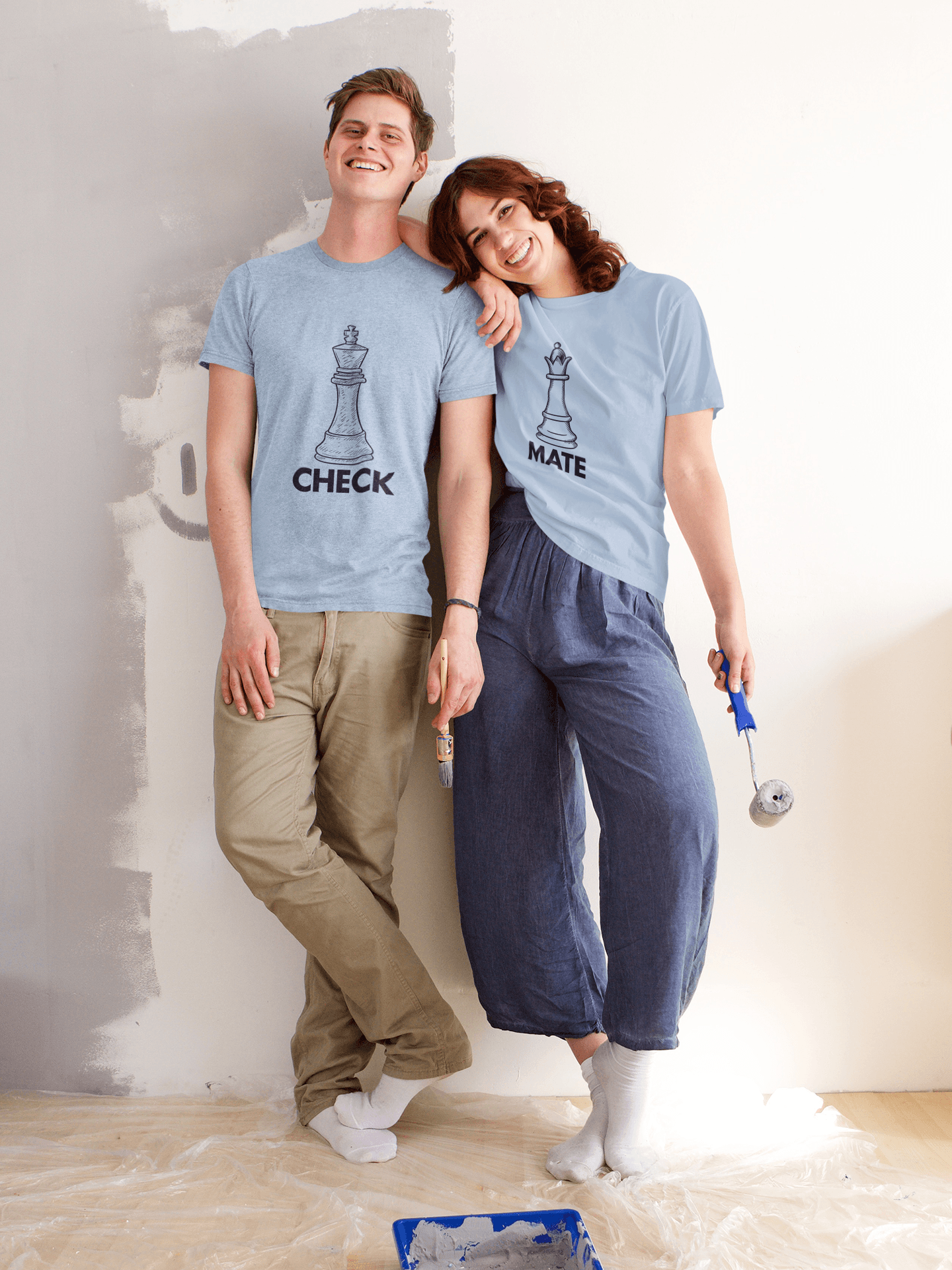 Check & Mate Couple Tees