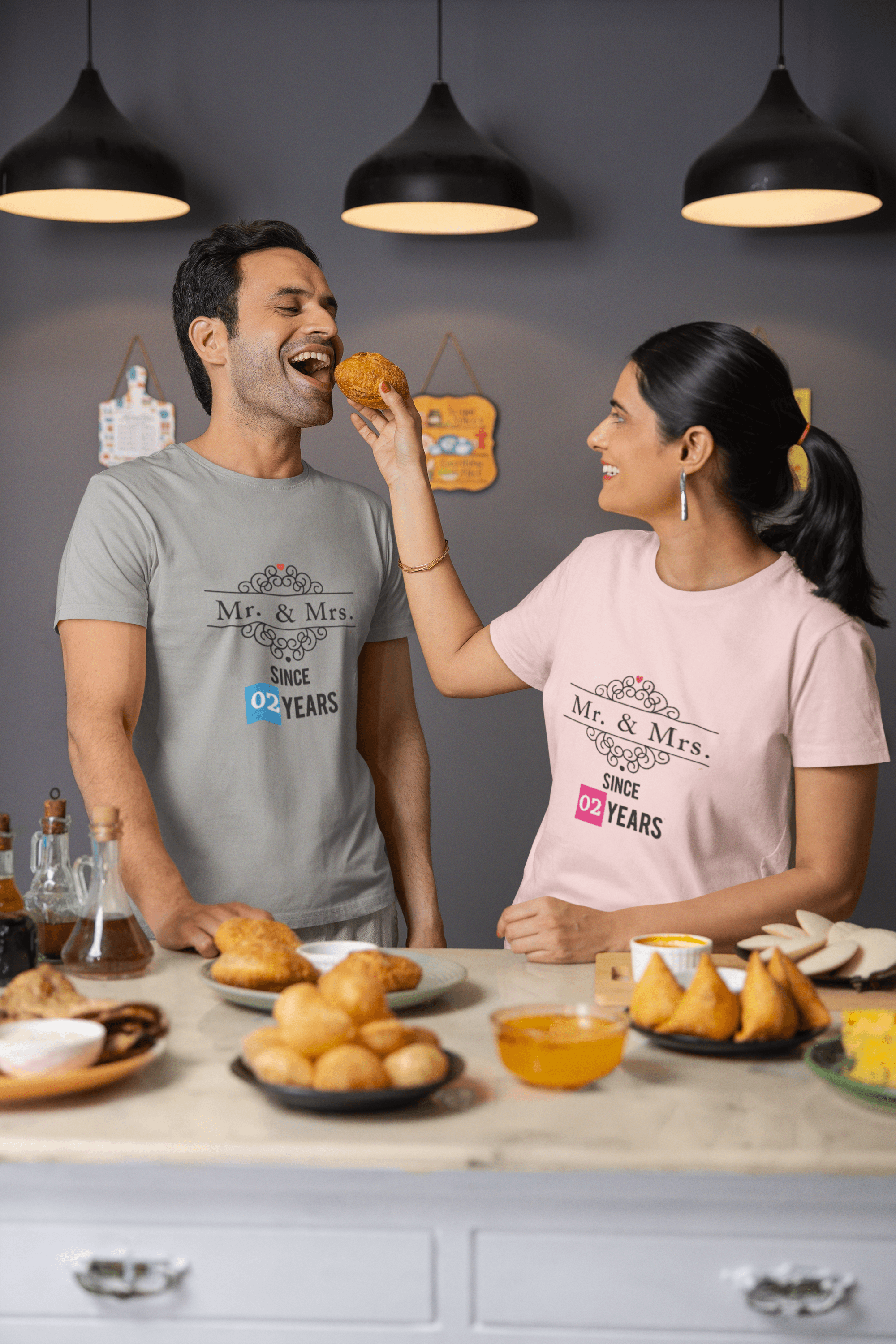 Together Since Personalized Couple Tees
