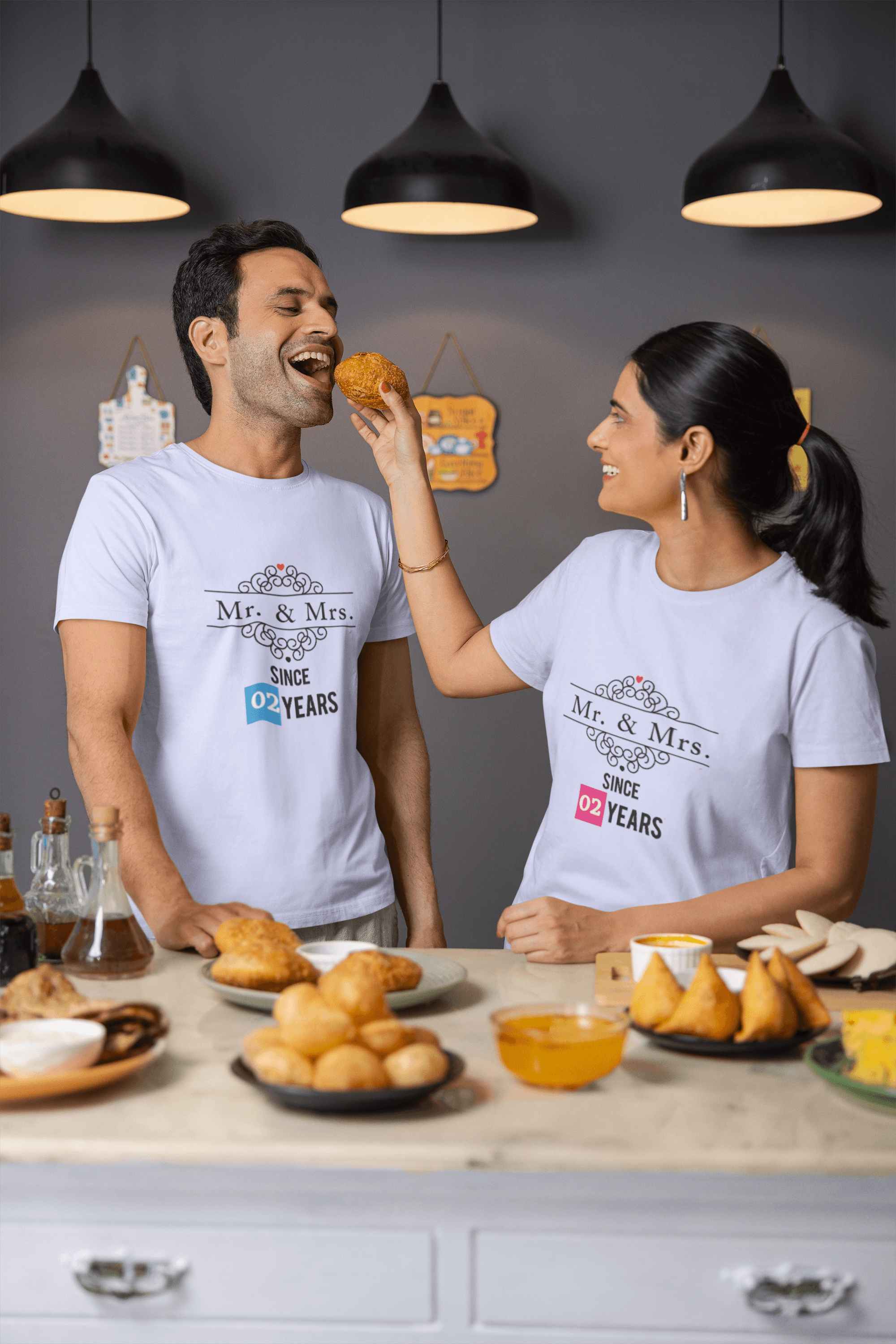 Together Since Personalized Couple Tees