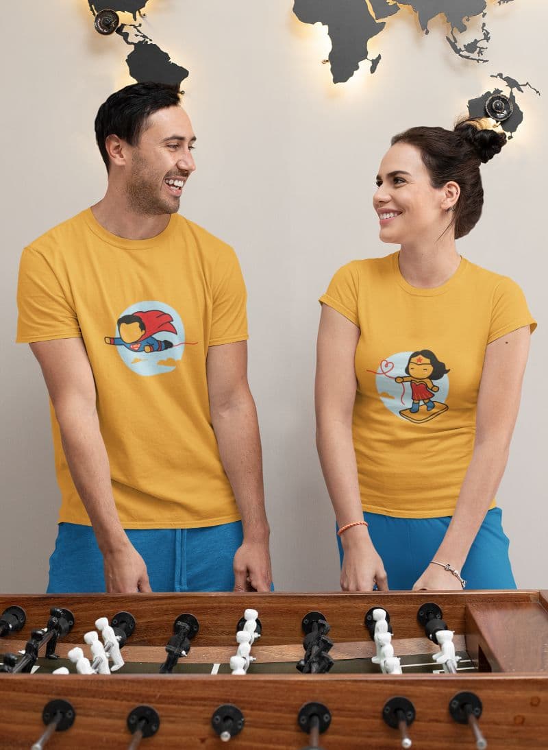 Super Men & Women Couple Tees