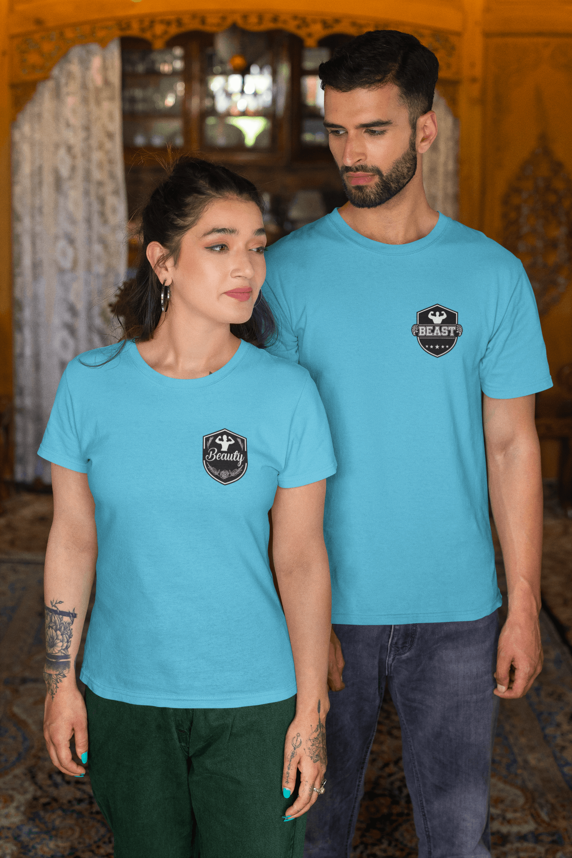 Beauty & Beast Couple Tees