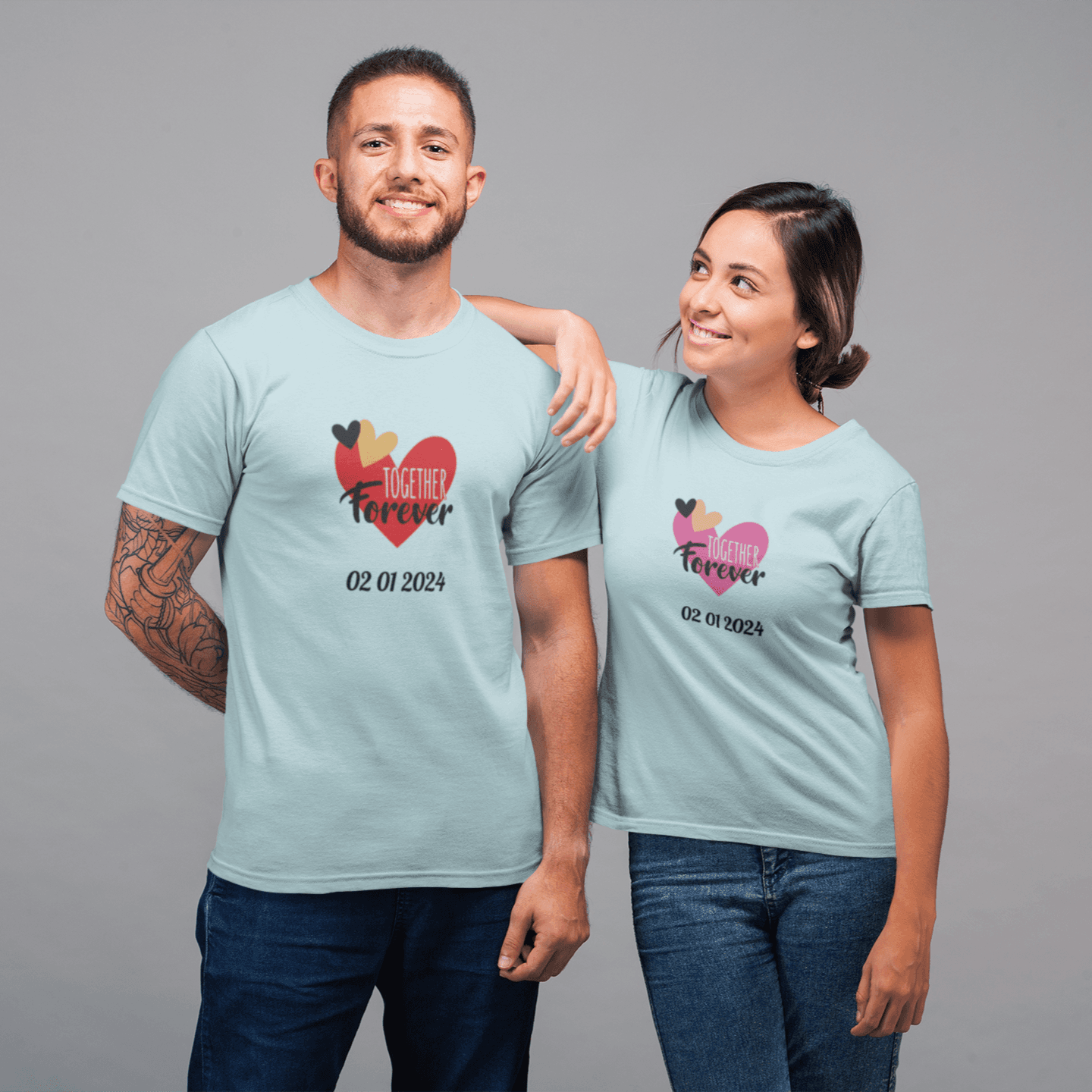 Together Forever Classic Couple Tees