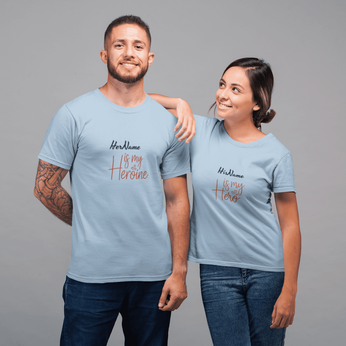 Hero & Heroine Couple Tees