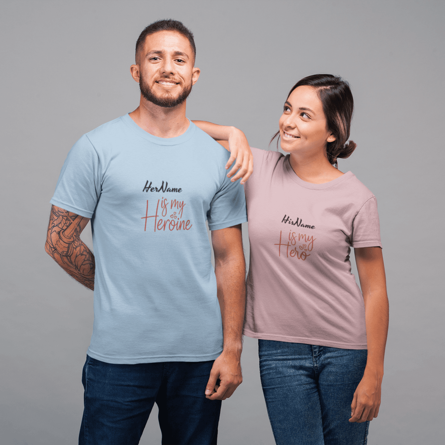 Hero & Heroine Couple Tees