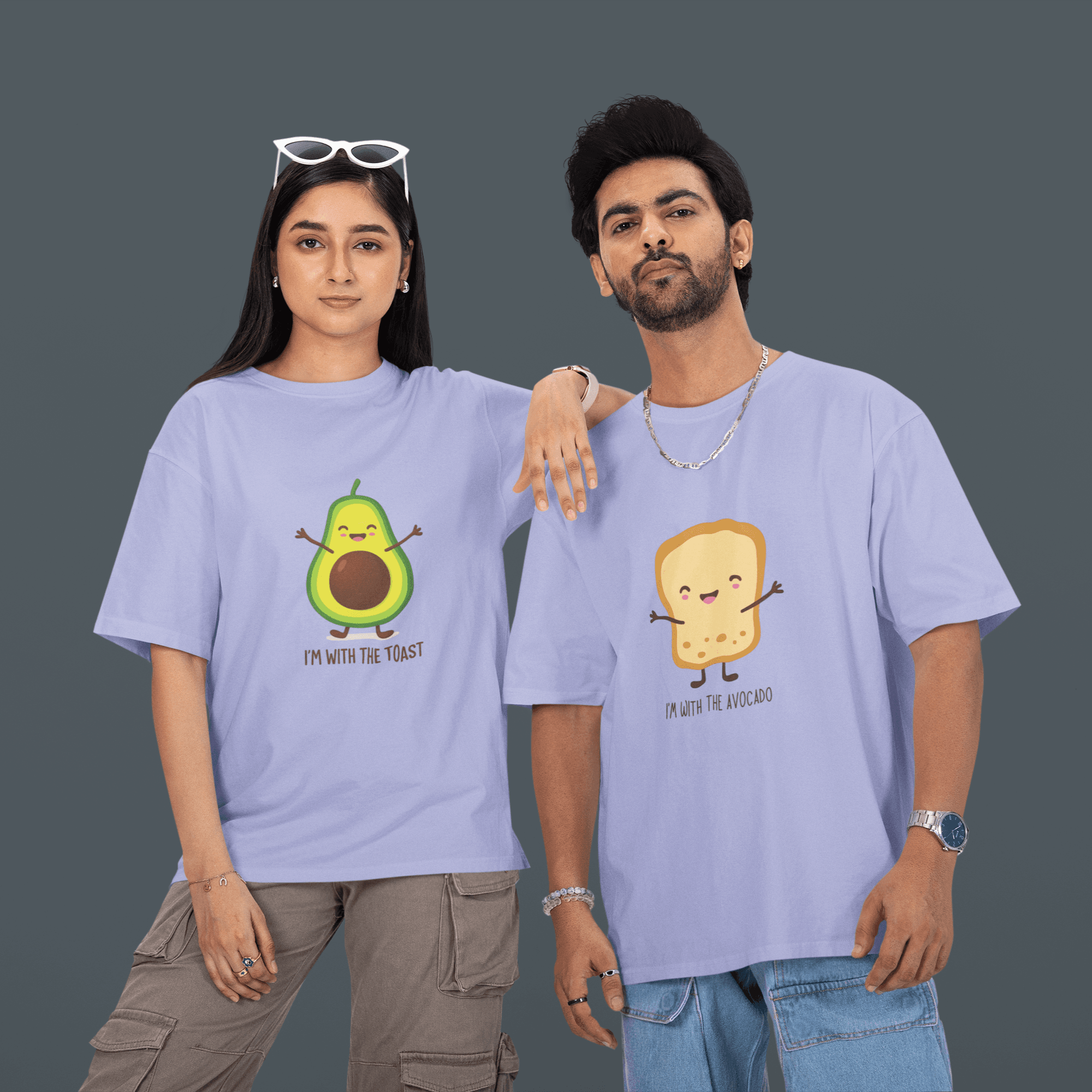 Avocado & Toast Couple Tees