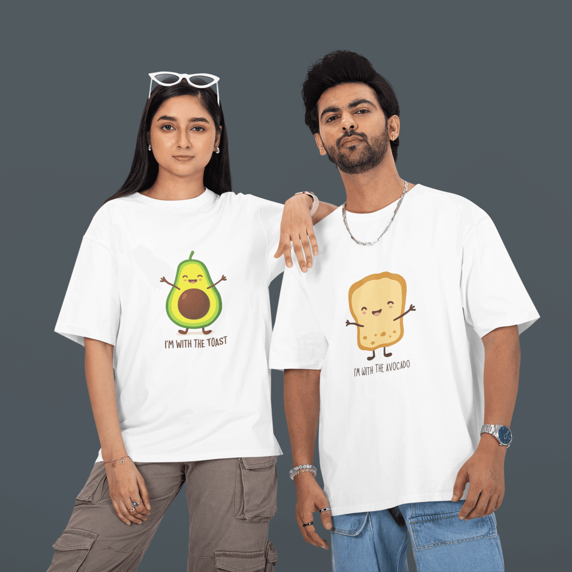 Avocado & Toast Couple Tees