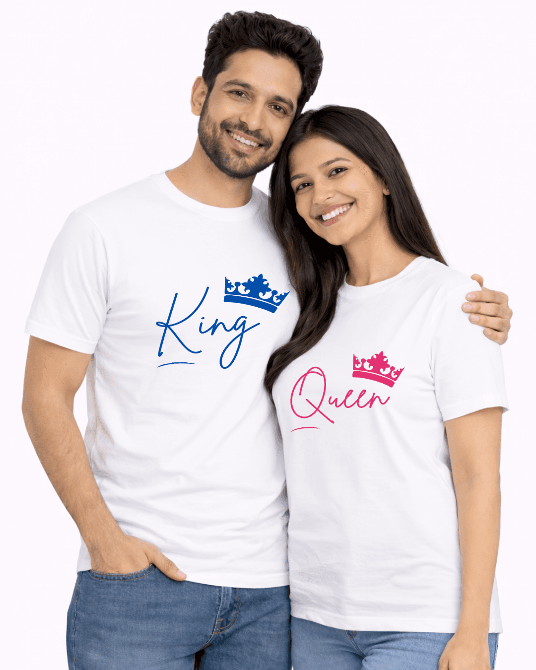 King & Queen Couple Tees