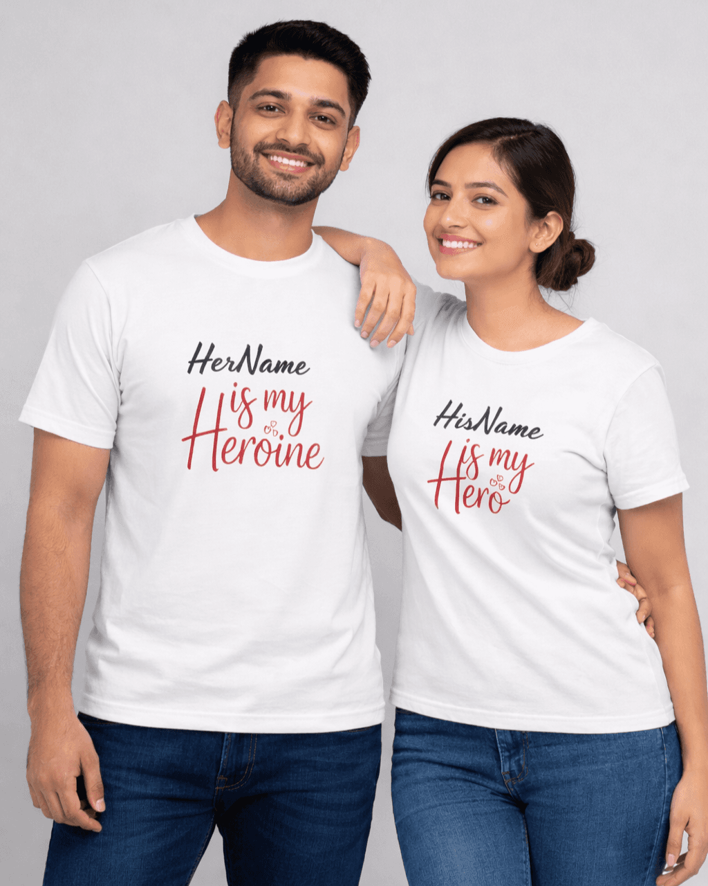 Hero & Heroine Couple Tees